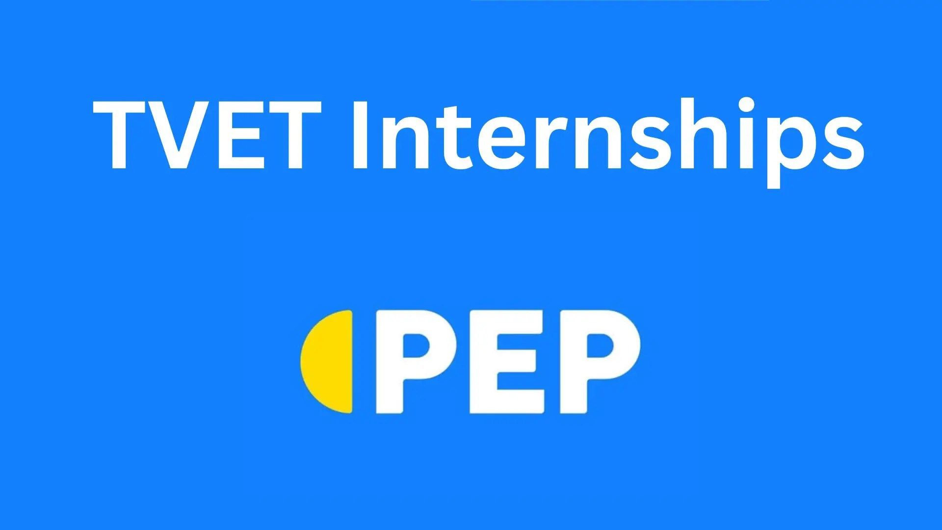 PEP TVET Internships 2024-2025